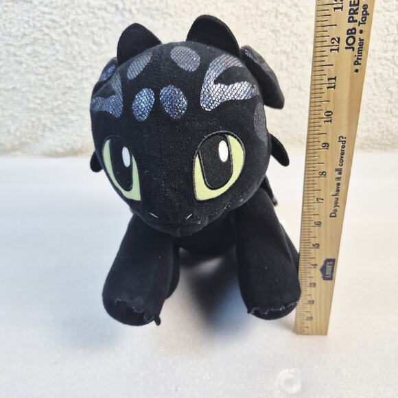 Build-A-Bear How to Train Your Dragon - Toothless - Plush 15” Black - Picture 7 of 9